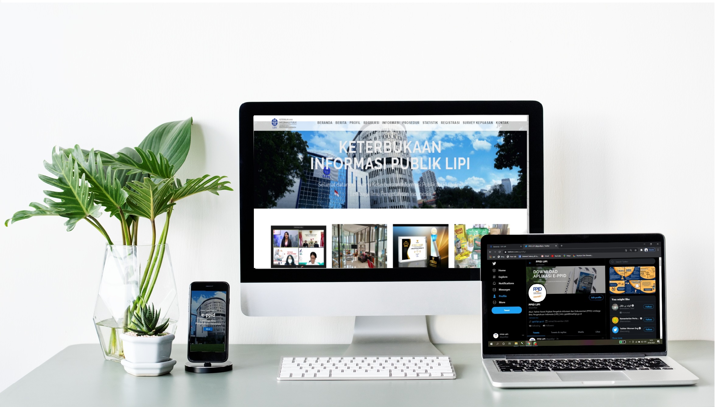 Pandemi Covid-19, LIPI Fokuskan Layanan Informasi Publik melalui Daring